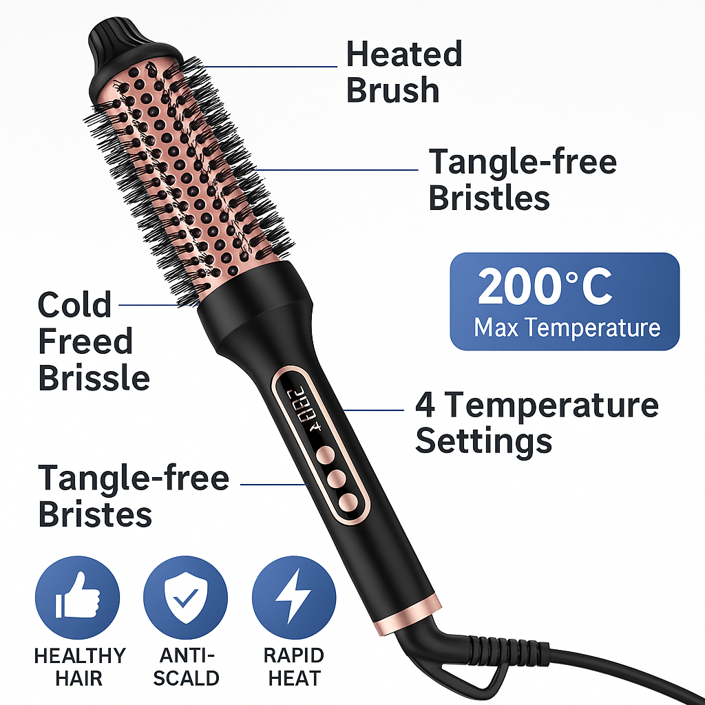 Frizz-Free, Salon-Quality Hair in Just 5 Minutes.
