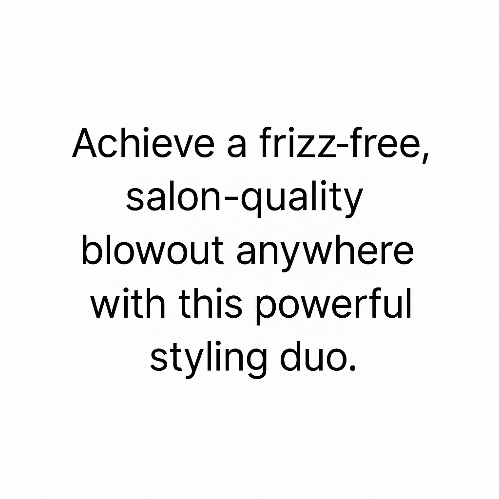 The Ultimate Duo for Smooth, Shiny, Frizz-Free Hair.