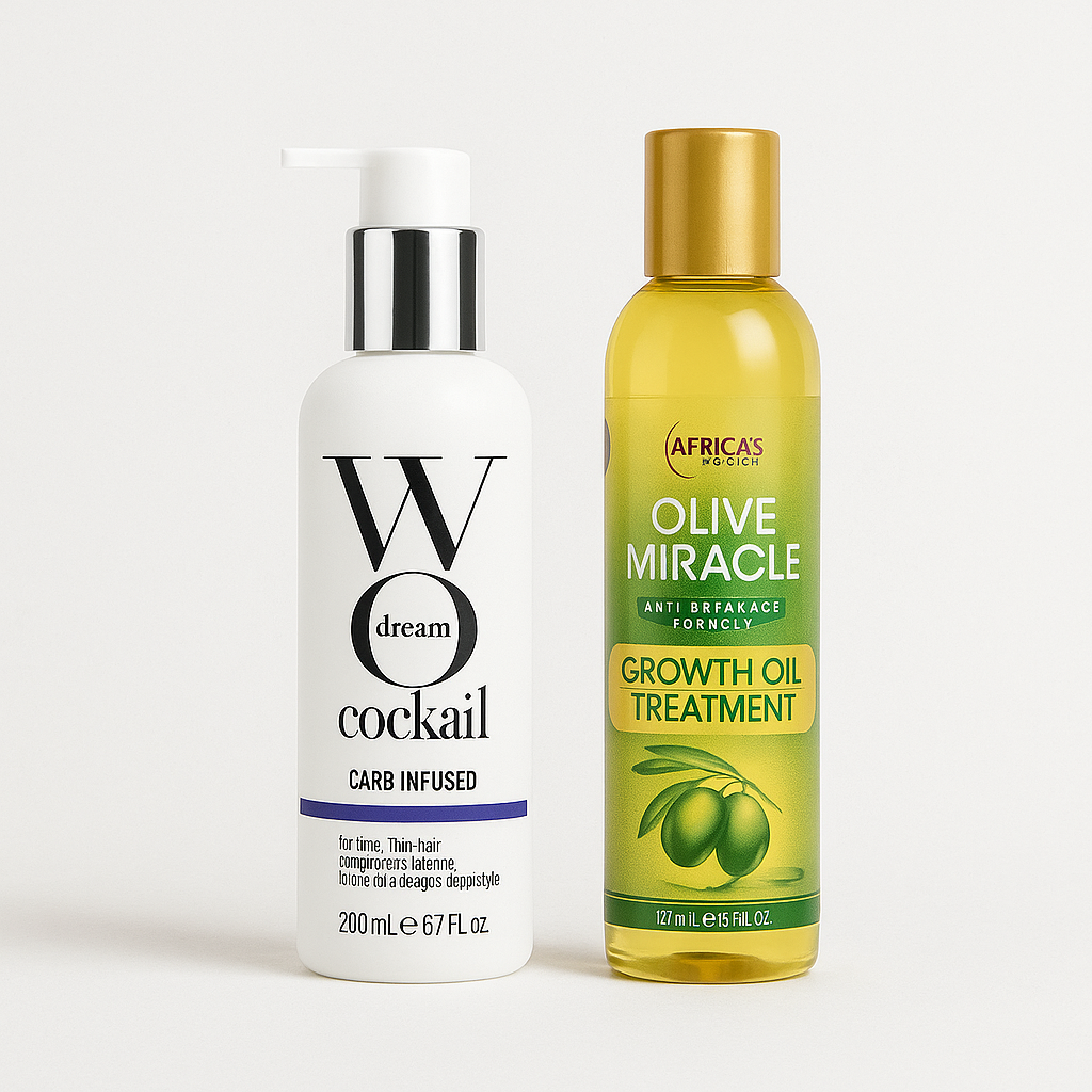 cocktail and hair growth oil